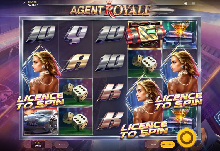 Agent Royale red tiger slot free spins trigger 2