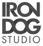 Het logo van de casino spel provider Iron Dog Studio