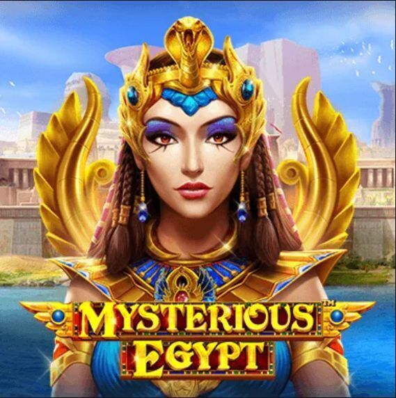 Het logo van de slot Mysterious Egypt Pragmatic Play