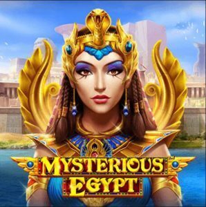 Het logo van de slot Mysterious Egypt Pragmatic Play