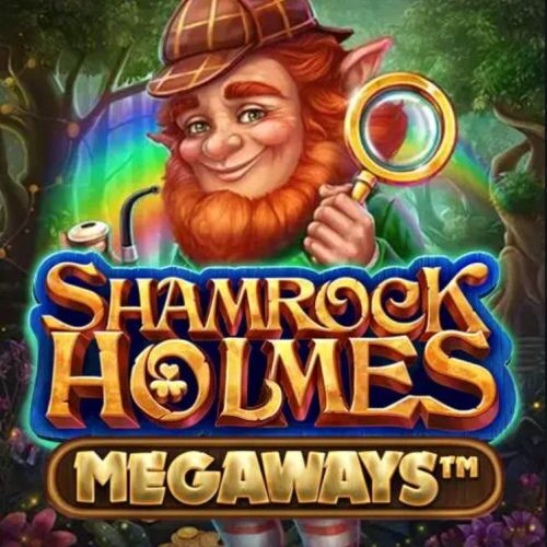 Shamrock Holmes Megaways slot logo