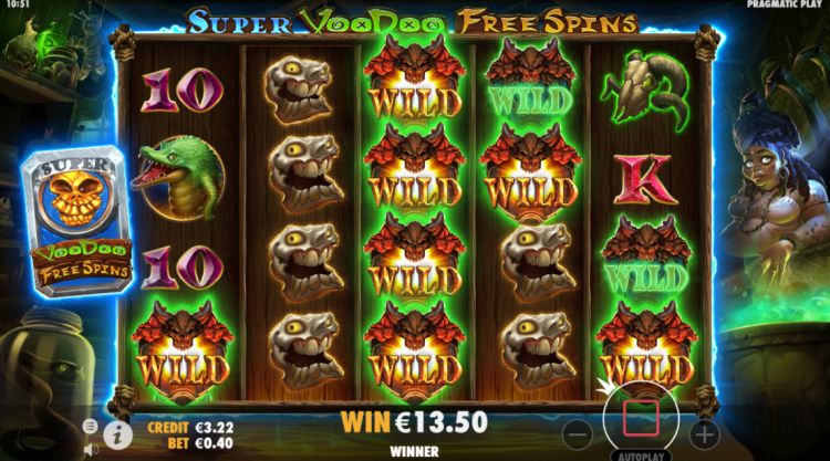 Voodoo Magic slot review bonus big win