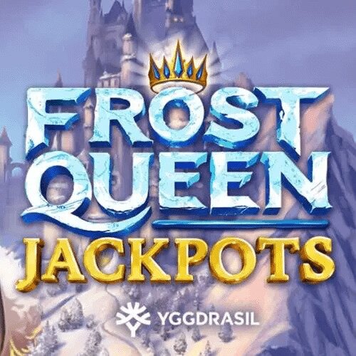 Het logo van Frost Queen Jackpots van Yggdrasil