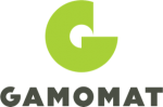 Het logo van Gamomat