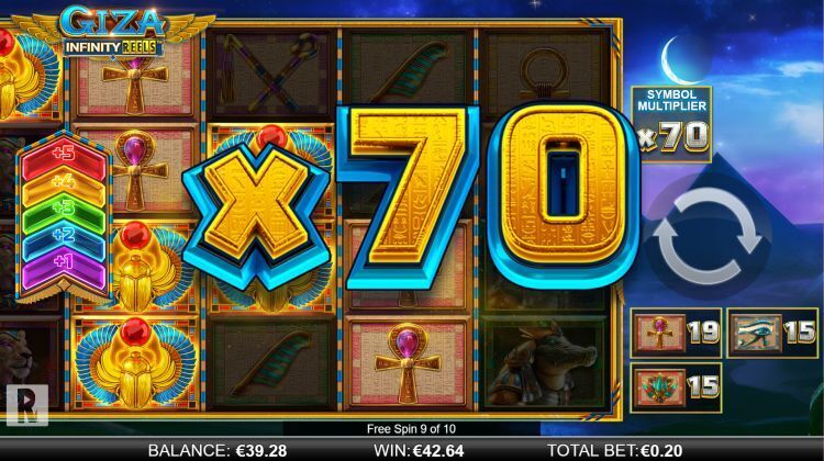 Giza Infinity reels reel play free spins