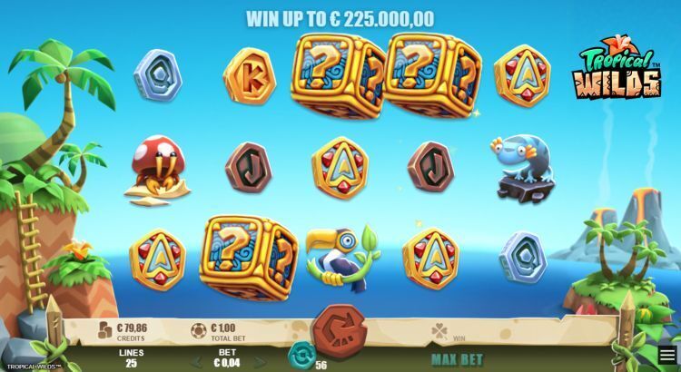 Tropical Wilds slot review wilds feature