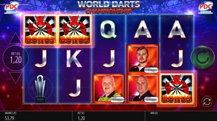 World Darts Championship slot review bonus trigger