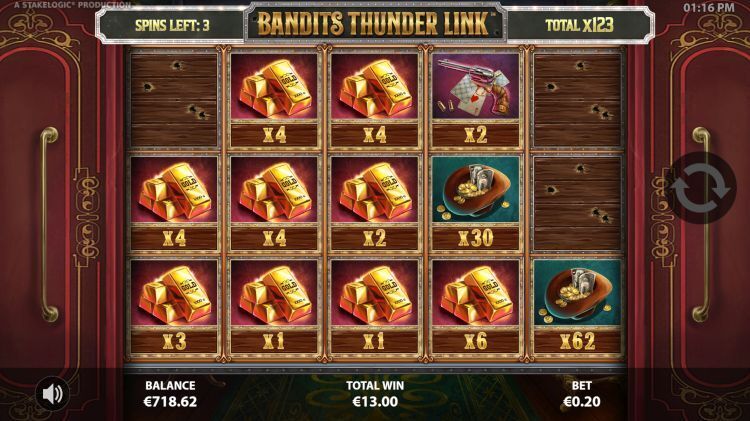 Bandits thunder link stakelogic bonus