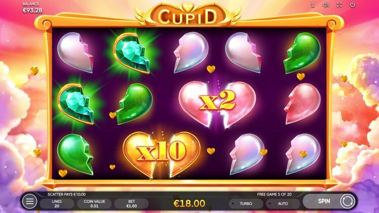 Cupid slot endorphina free games win
