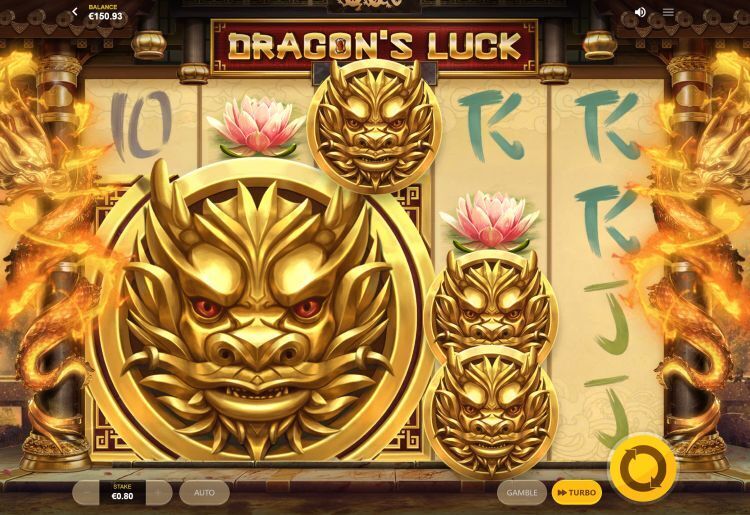 Dragon's Luck Deluxe slot review red tiger