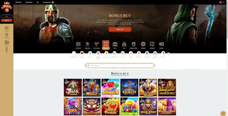 Avalon78 casino review spelaanbod