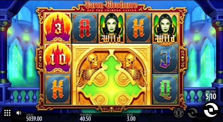 Baron Bloodmore slot review thunderkick free spins win