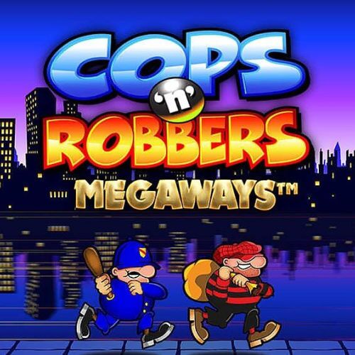 Cops n robbers megaways slot inspired logo