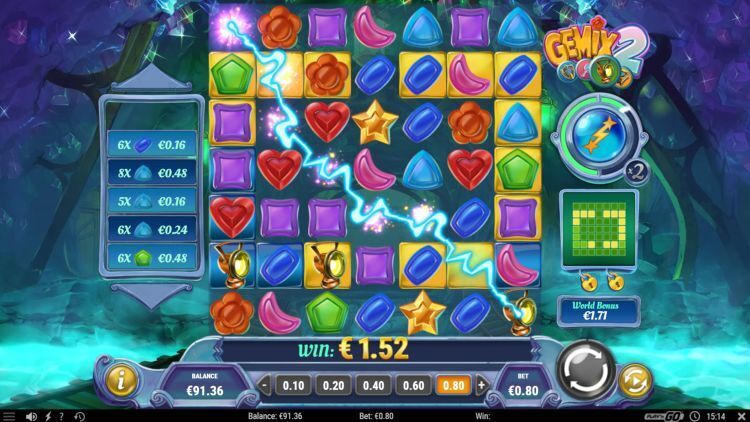 Gemix 2 slot review Play'n GO bonus feature