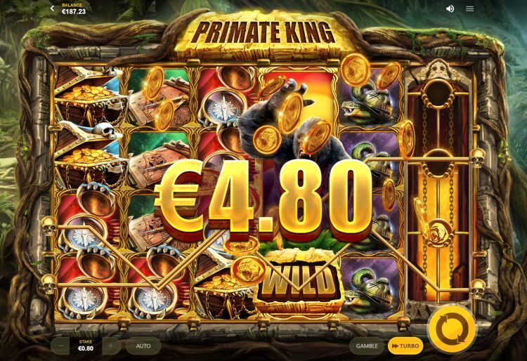 Primate King slot review red tiger feature