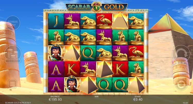 Scarab Gold slot review free spins trigger