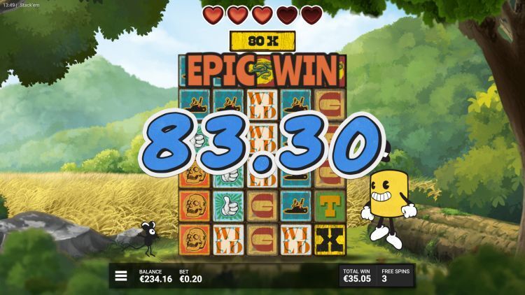 Stack em slot review feature big win