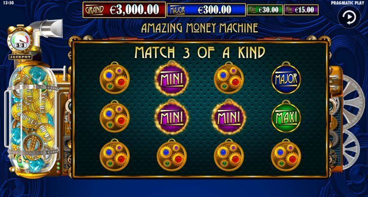 The Amazing Money Machine slot jackpot bonus