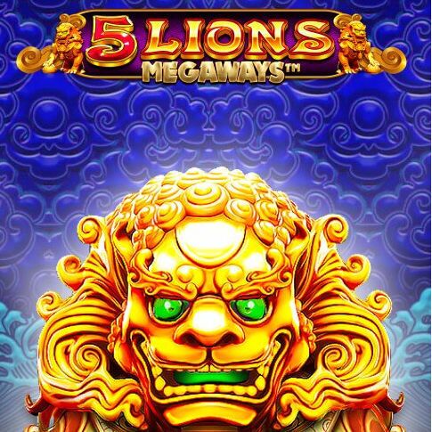 Het logo van de 5 Lions Megaways slot