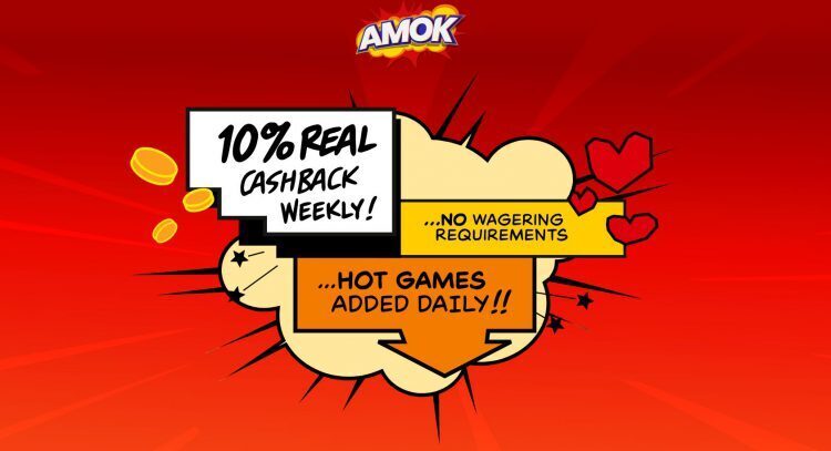 Amok Casino review home