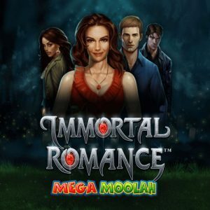 Immortal Romance Mega Moolah slot logo