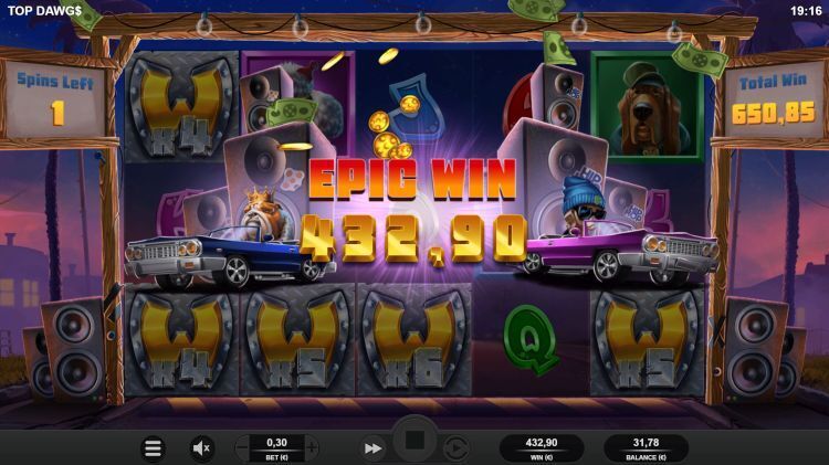 Top Dawg$ slot review relax gaming epic win