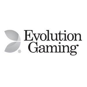 Het logo van Evolution gaming
