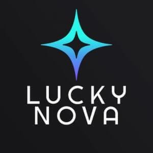 Het logo van Luckynova casino