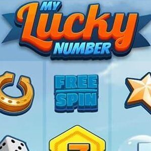 Logo van het spel My Lucky Number van Hacksaw