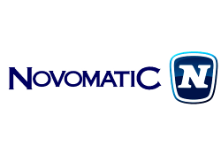 Het logo van online slots maker Novomatic