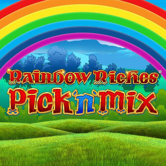 Logo van het spel Rainbow Riches Pick n Mix