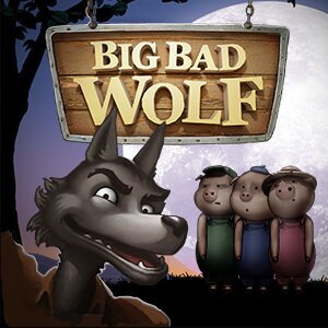 Het logo van de Big Bad Wolf Megaways slot