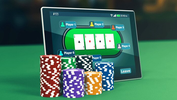 Poker online op een iPad