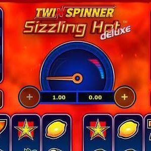 Logo van twin spinner sizzling hot deluxe