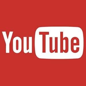 Het logo van YouTube