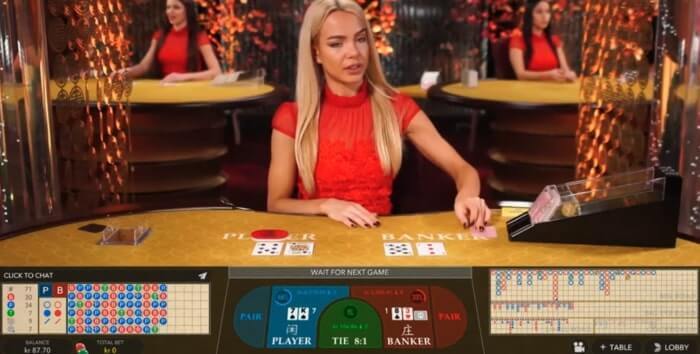 Baccarat Squeeze Evolution Gaming