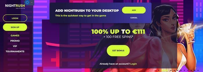 NightRush Casino Online Review