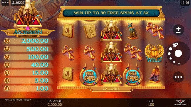 Ascension: Rise to Riches Slot 