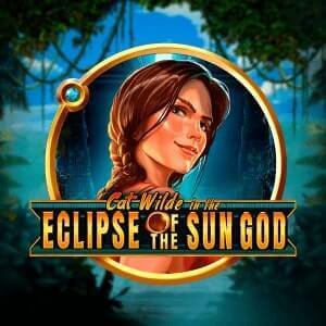 Cat Wilde in the Eclipse of the Sun God Slot Logo