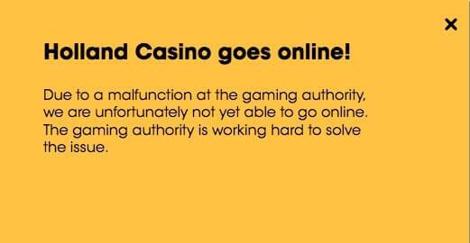 Holland Casino bericht over cruks
