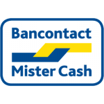 Het logo van casino betaalwijze Bancontact