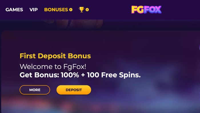 FGfox casino gratis spins bonus