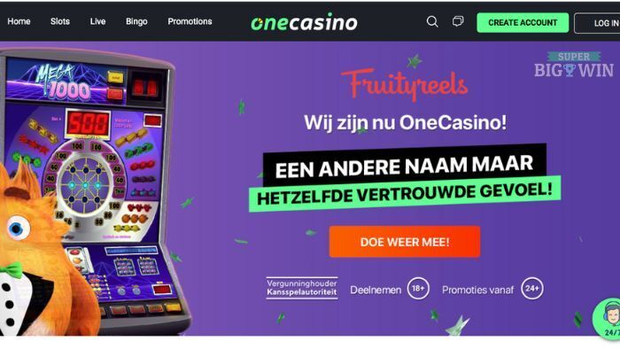 FruityReels Casino bij One Casino Nederland