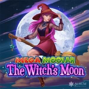 Logo van de Mega Moolah: The Witch’s Moon Slot