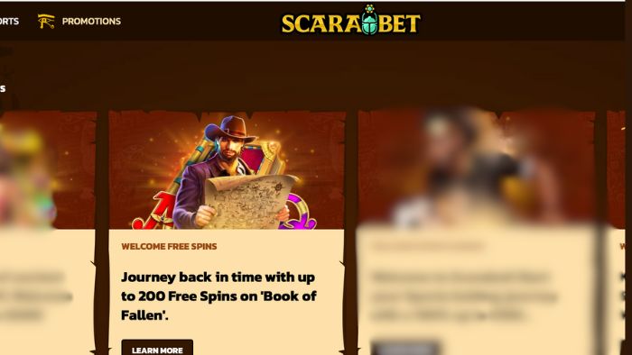 free spins bonus van Scarabet