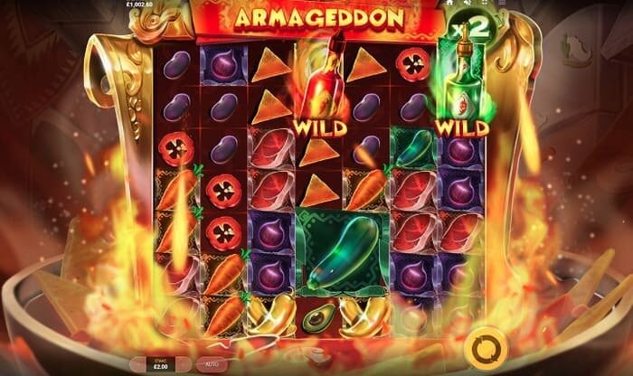 screenshot van Armageddon feature in Hot Hot Chilli Pot Slot
