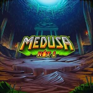 Het logo van de gokkast Medusa Hot 1