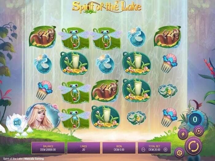 Spirit of the Lake slot screenshot