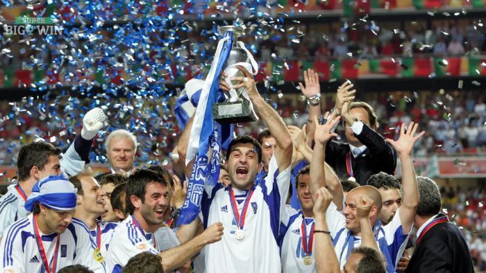 Griekenland winnaars van het EK 2004