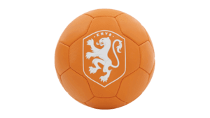 Oranje knvb voetbal met de leeuw
